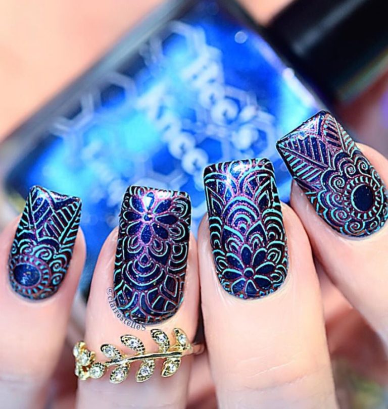 38 Chic Nail Art Design Ideas by Claire - Shake that bacon