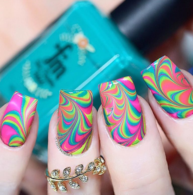 38 Chic Nail Art Design Ideas by Claire - Shake that bacon