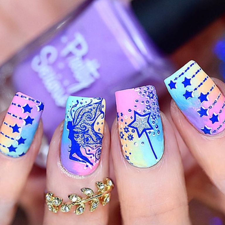 38 Chic Nail Art Design Ideas by Claire - Shake that bacon