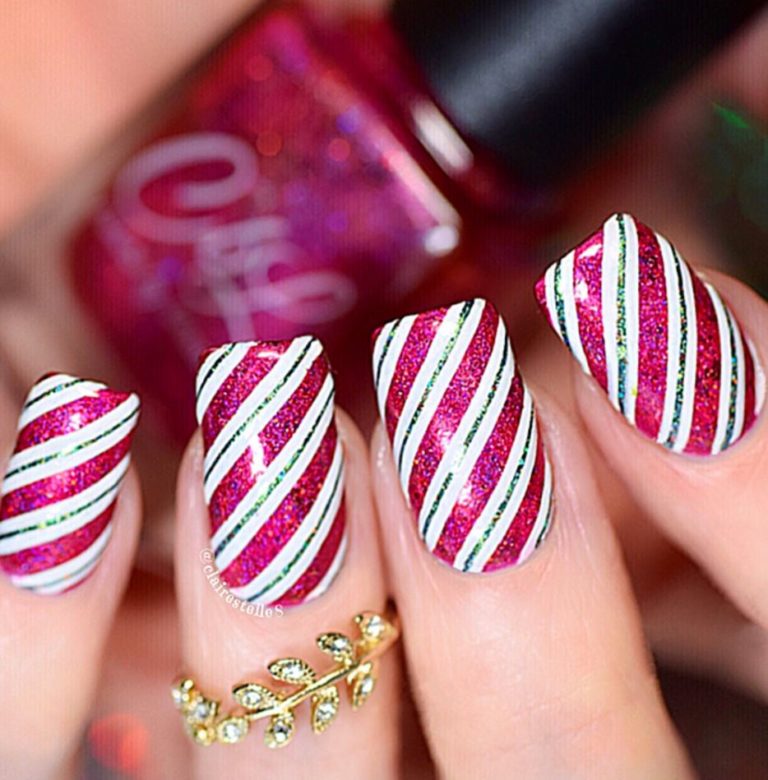 38 Chic Nail Art Design Ideas by Claire - Shake that bacon