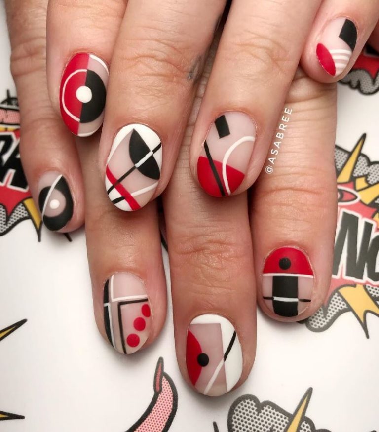 60 Best Colorful Nail Art Designs - Shake that bacon