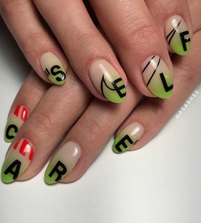 60 Best Colorful Nail Art Designs - Shake that bacon